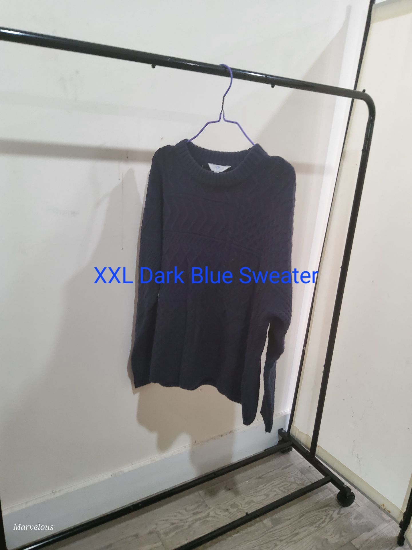 Blue sweater