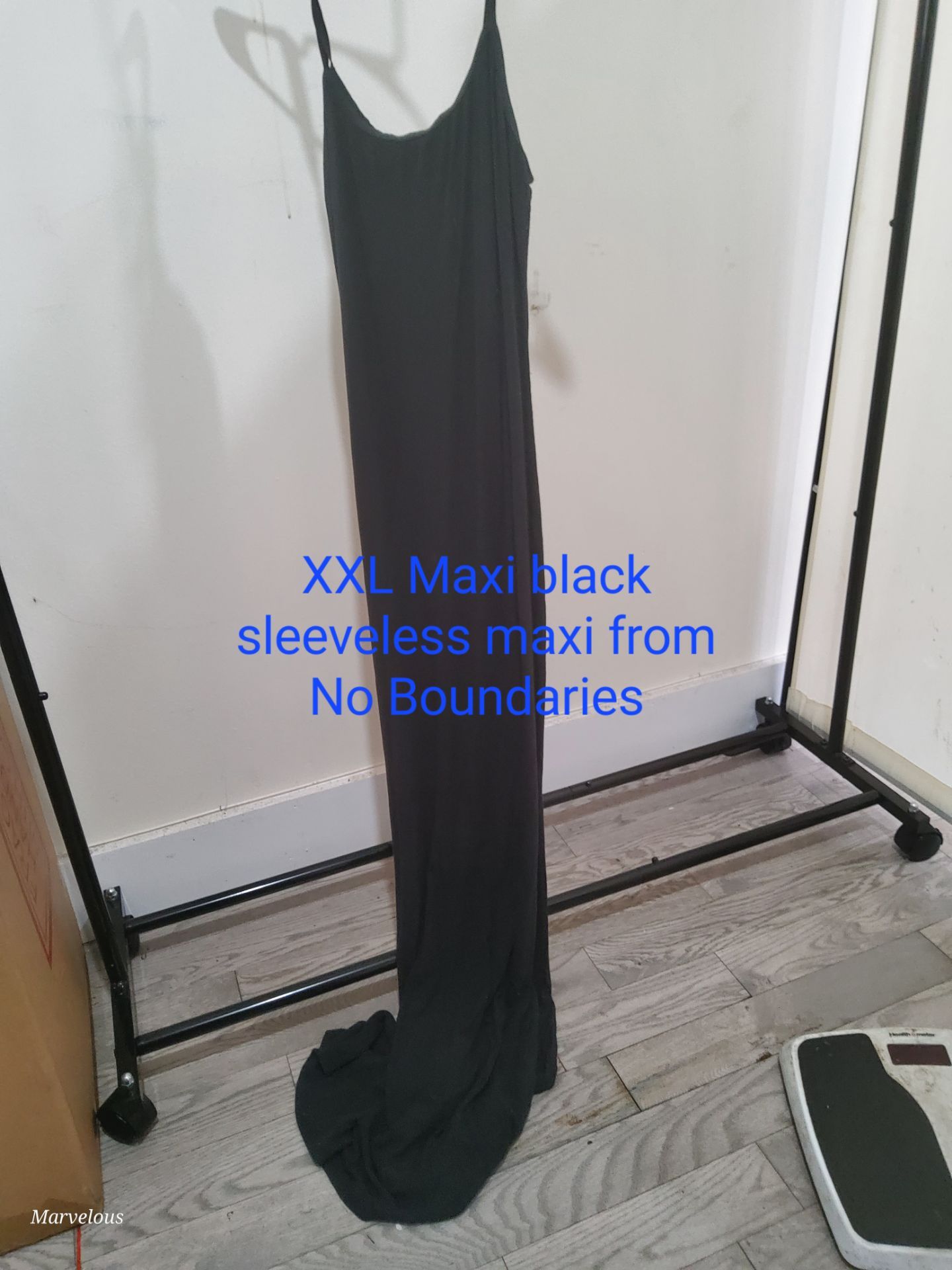 Maxi black dress