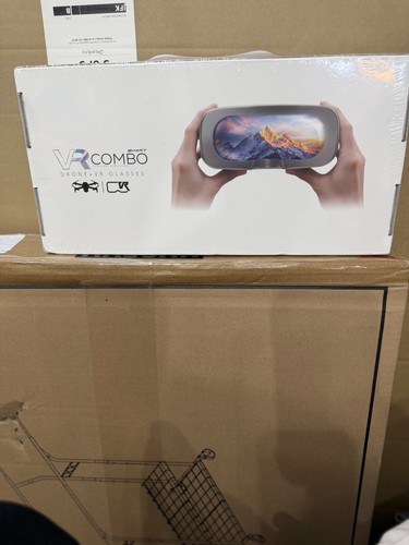 VR COMBO Smart Drone + VR Glasses Smartphone VR Headset White - photo 2