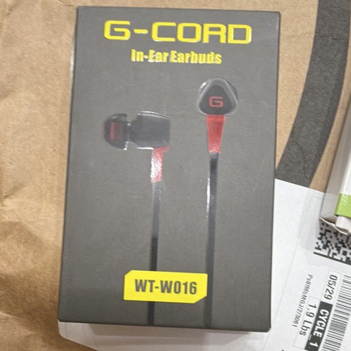 G-CORD WT-W016 In-Ear Earbuds 3.5mm Wired Headphones