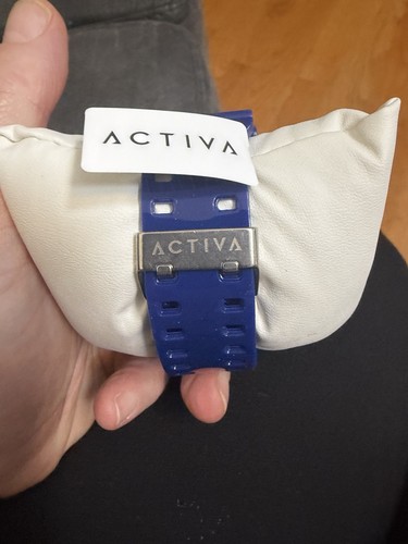 Activa Men’s Analog & Digital Quartz Sport Watch 50m Blue Resin - photo 3