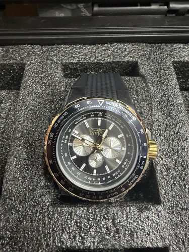 Invicta Aviator Men’s Quartz Chronograph 45mm Black with Case - photo 2