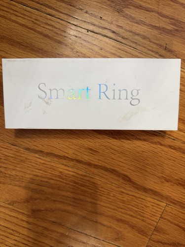 SR08 Smart Ring Size 11 silver Band Android iOS Magnetic Chargin - photo 2