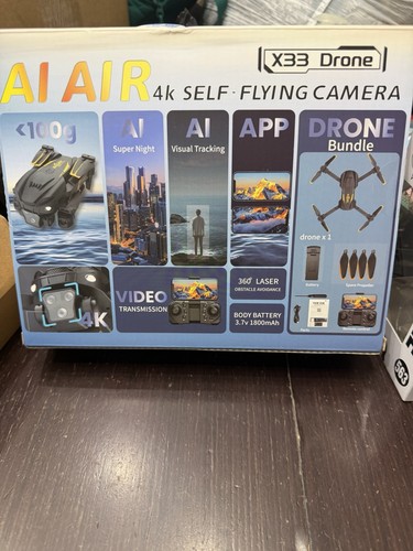 AI AIR X33 Selfie Drone 4K HD Dual Camera - photo 2
