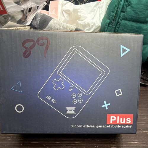 Plus Handheld Game Console, TV Out Composite RCA, Blue