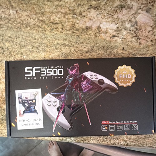 SF3500 Handheld Game Console, 5" IPS Screen, USB-C, 1080p FHD