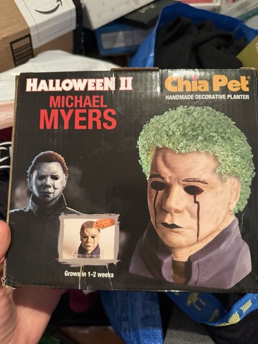 Chia Pet Michael Myers Halloween Handmade Small Multicolor Indoo - photo 3