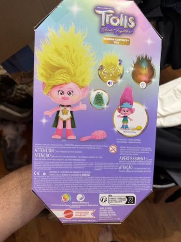 Mattel Trolls Band Together Rainbow Hairtunes Viva Doll - photo 3