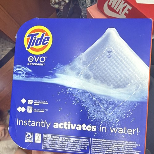 Tide evo Laundry Detergent Tiles, Original Scent, HE, 42 Medium - photo 3
