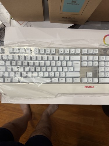 KOLMAX K-01 Gaming Wired Illuminated Keyboard White QWERTY