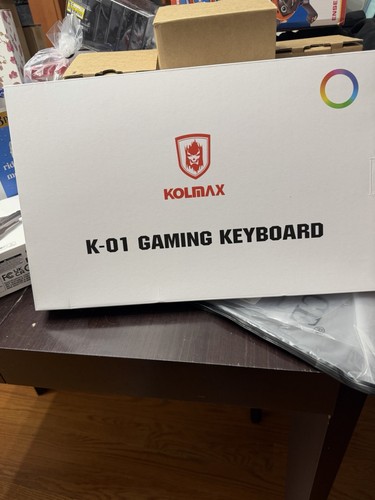 KOLMAX K-01 Gaming Wired Illuminated Keyboard White QWERTY - photo 2