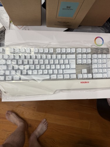 KOLMAX K-01 Gaming Wired Illuminated Keyboard White QWERTY - photo 3