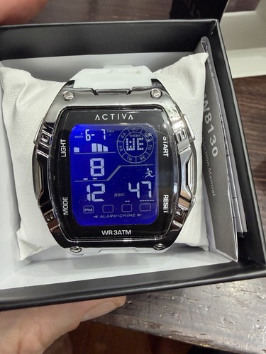 ACW8130-001 - Activa X Invicta Digital Men's Watch - 46mm, White