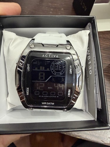 ACW8130-001 - Activa X Invicta Digital Men's Watch - 46mm, White - photo 2