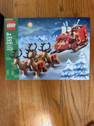 LEGO 40499 Santa's Sleigh Complete Set 343 Pieces Santa & Reinde