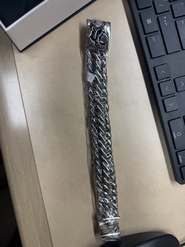 Invicta Silver-Tone Cuban Link Chain Bracelet Stainless Steel - photo 4
