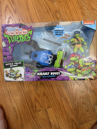 Playmates Toys TMNT Tales Assault Buggy Playset w/ Leonardo, Hel
