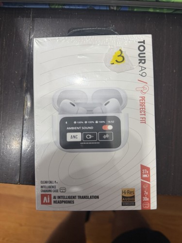 TOUR A9 Translation Bluetooth Wireless In-Ear Earbuds w/ ANC
