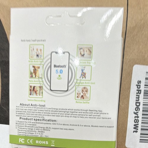 Bluetooth 5.0 Self-Portrait Anti-Lost/Theft Tracker Tag - photo 2