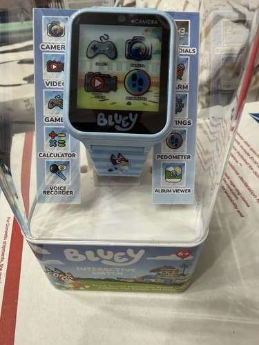 Accutime Bluey Interactive Touch Screen Kids Watch w/ Camera