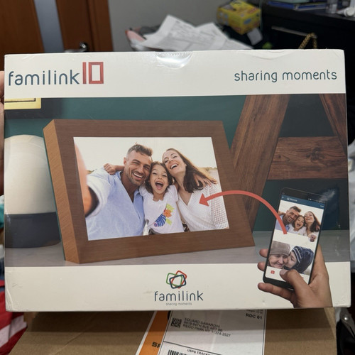 Familink 10in IPS Digital Photo Frame 4G 8GB Brown