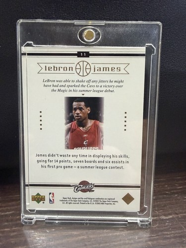 Upper Deck 2003-04 Phenomenal Beginning LeBron James #11 Rookie - photo 2