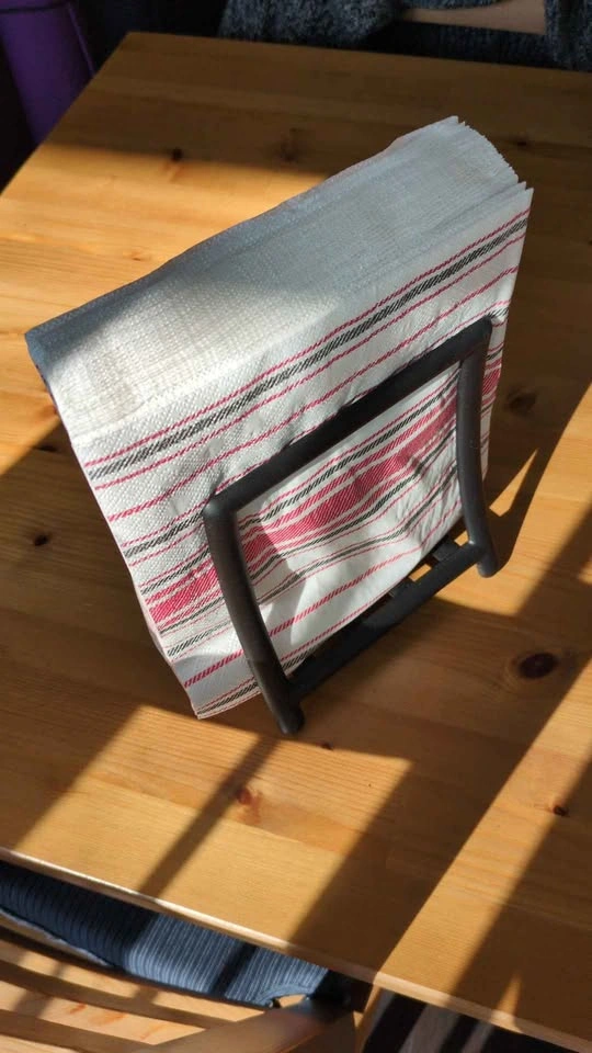 IKEA GREJA black napkin holder - photo 2