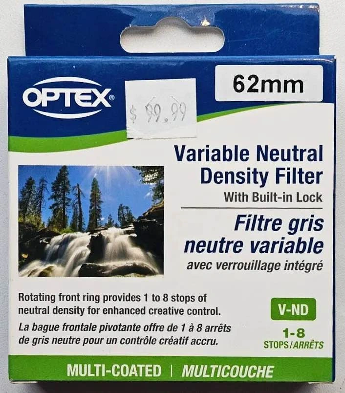 Optex 62mm Variable Neutral Density Filter - photo 2
