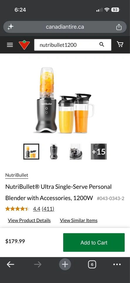 NutriBullet Ultra 1200W Blender – Like New - photo 3