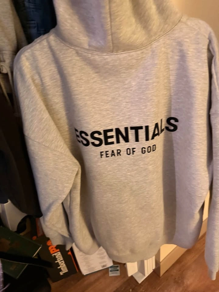 Essential hoodie heather gray xl - photo 2