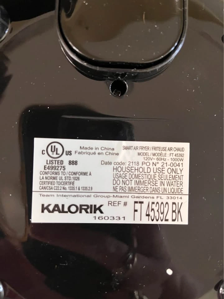 Kalorik Compact Air Fryer 45392bk - photo 5