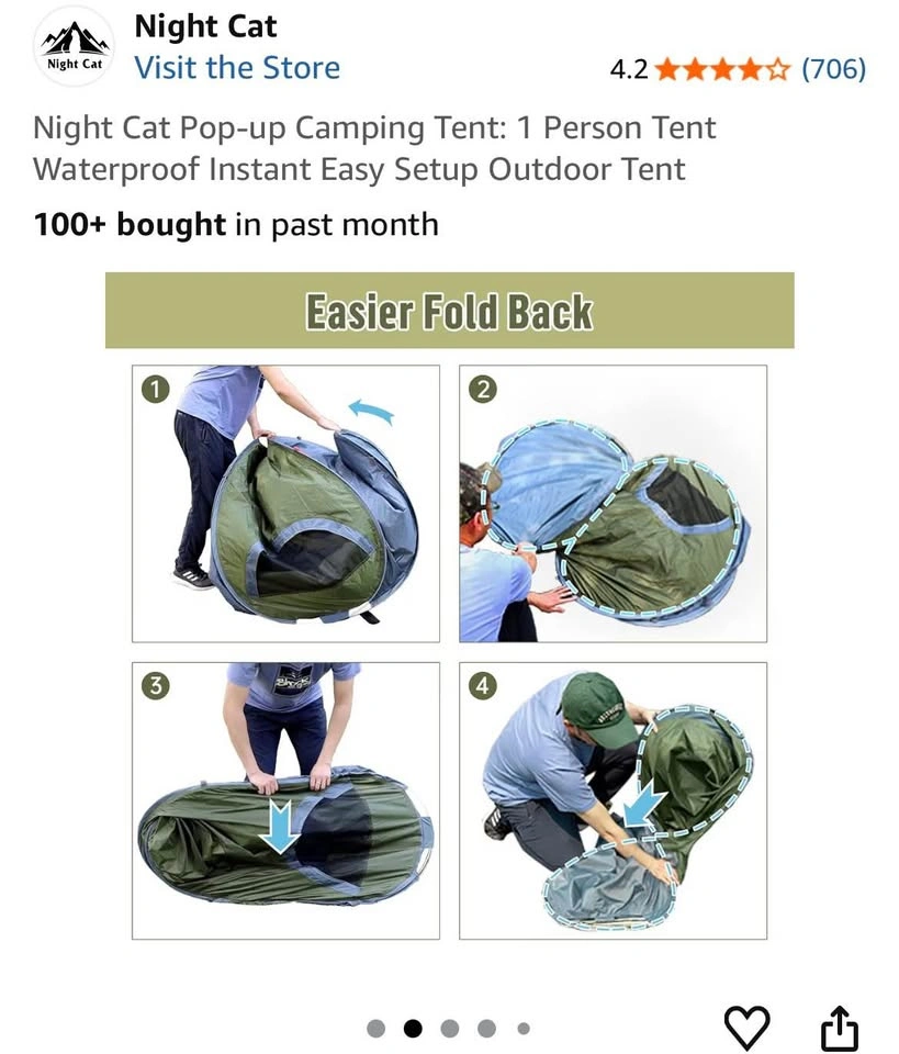 Nightcat pop up tent - photo 3