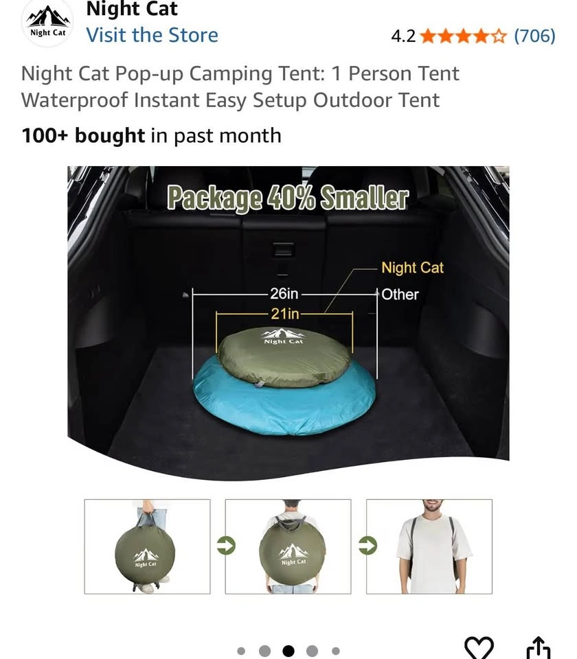 Nightcat pop up tent - photo 4