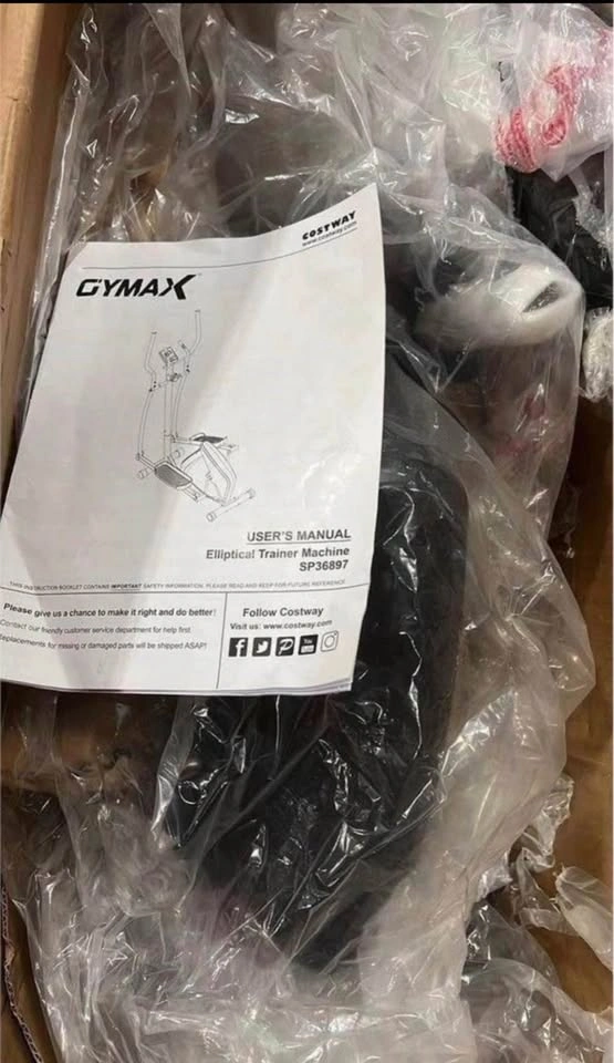 Gymax Magnetic Elliptical Machine Trainer - photo 4