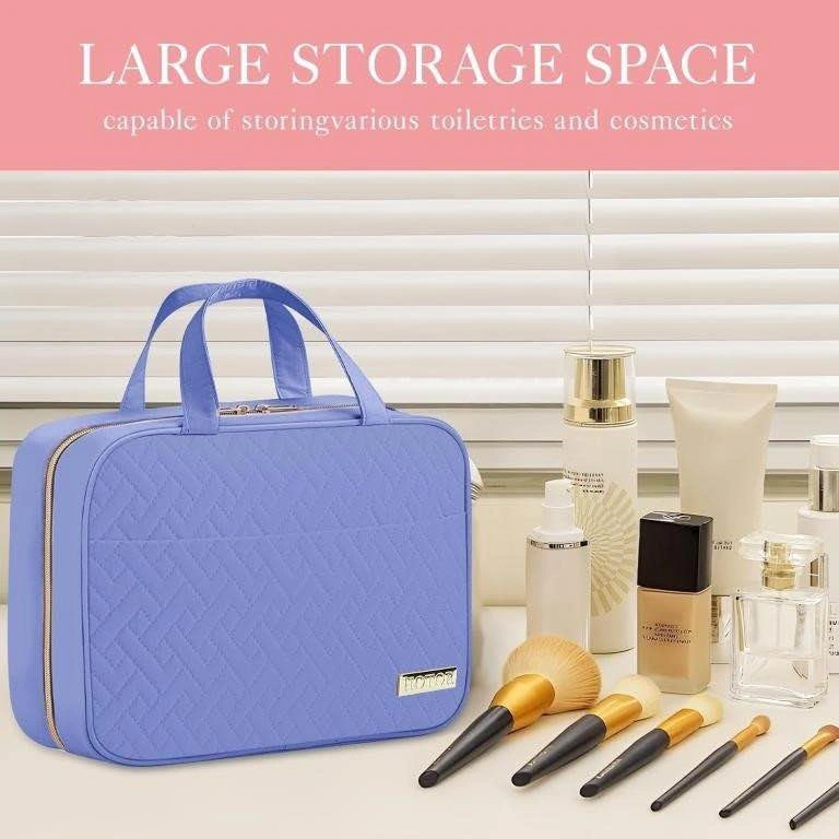 HOTOR Quilted Large Travel Toiletry Makeup Bag Organizer - photo 2