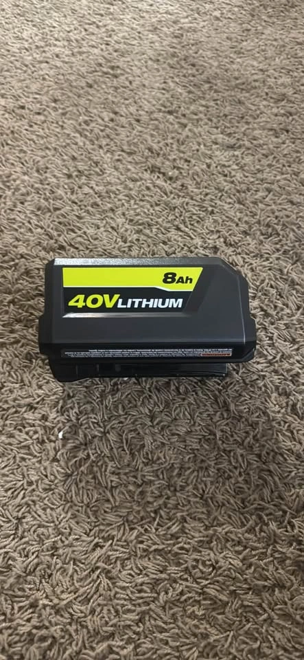 Ryobi 40v 8.0ah lithium ion battery 2025 - photo 2