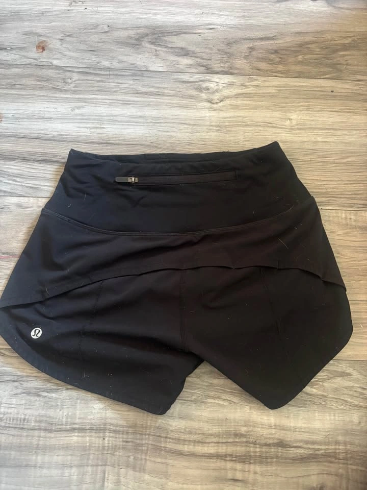 Lululemon Speed Up High-Rise Running Shorts Black Size 0 - photo 2