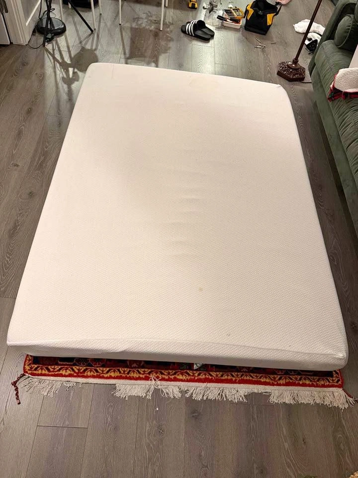 White Memory Foam Full/Double Mattress