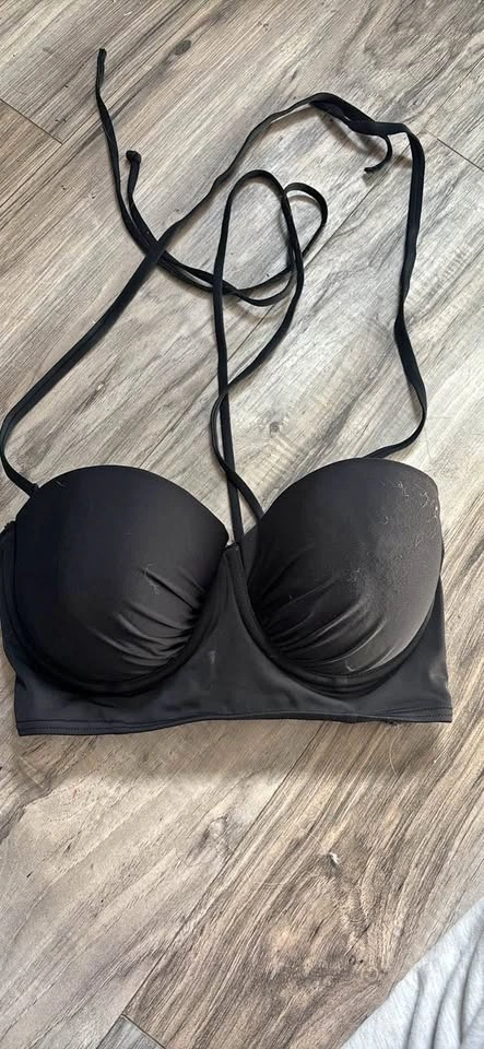 la Vie en Rose Aqua Bikini Top