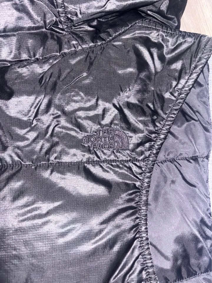 The North Face Black Grey Hooded Vest size M - photo 3