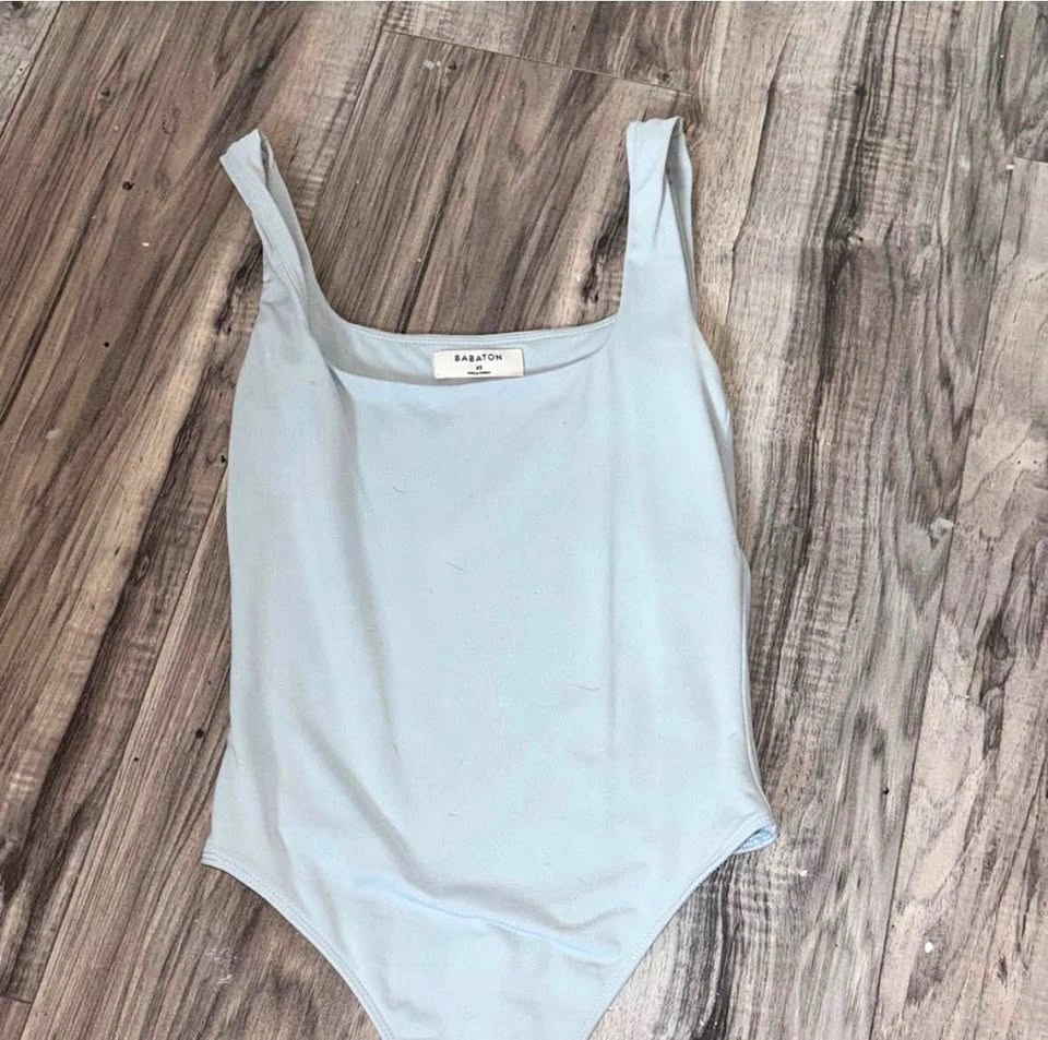Babaton light blue bodysuit M