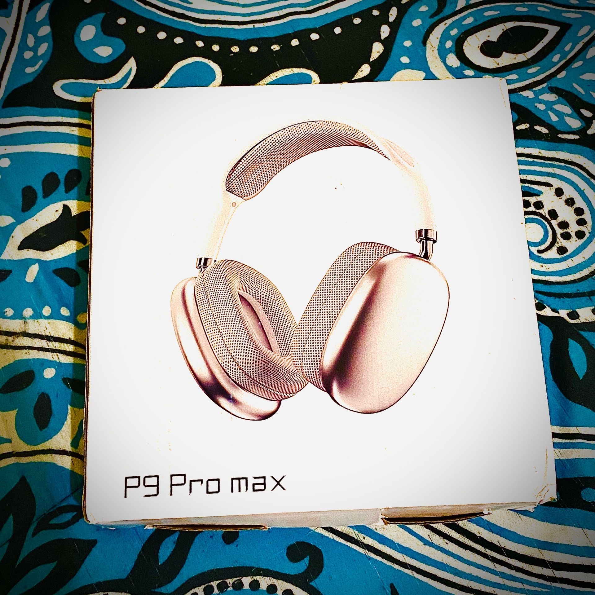 White P9 Pro Max Wireless Headphones — Bluetooth Deep Bass