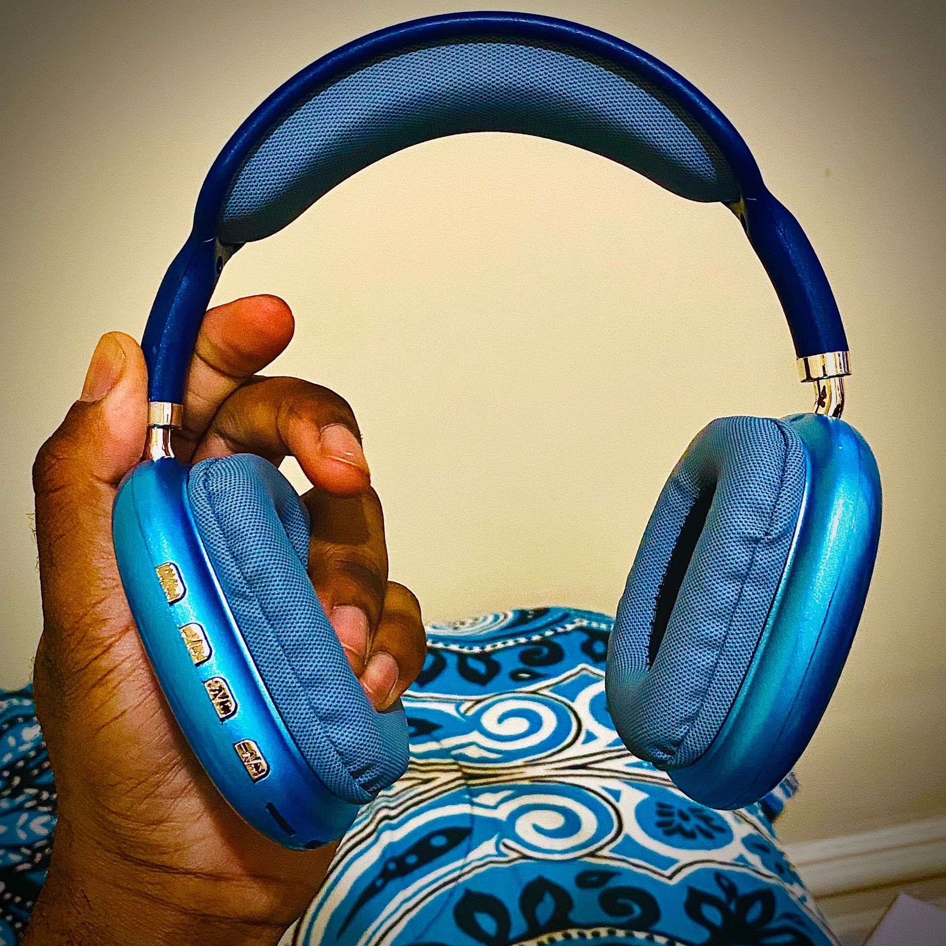 Blue P9 Pro Max Wireless Headphones — Bluetooth Deep Bass - photo 3