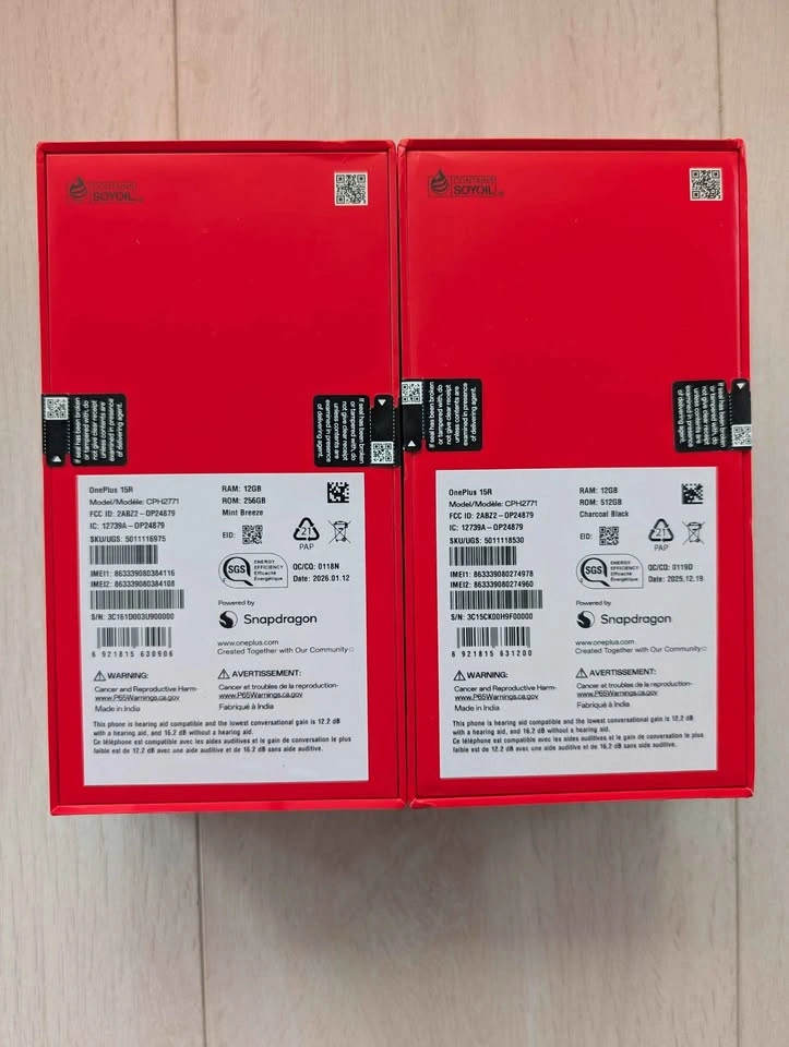 New OnePlus 15R Black 512GB BNIB Sealed - photo 3