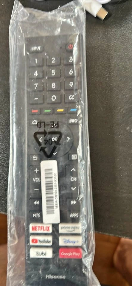 Brand New Hisense Smart TV Remote Control - Replacement Remote