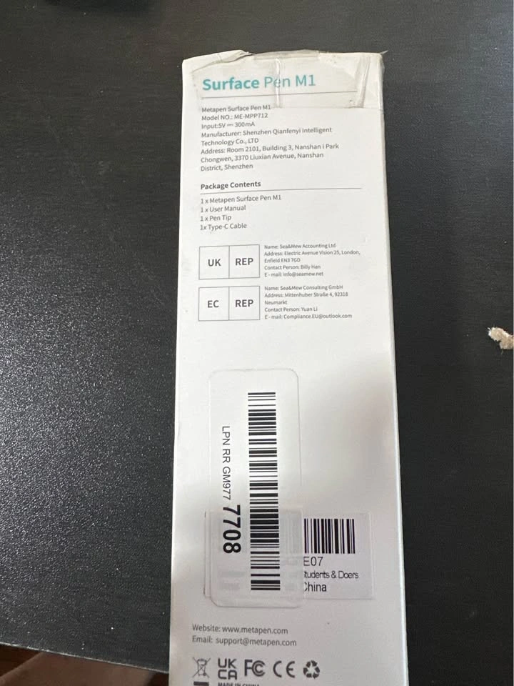 Metapen Surface Pen M1 (Model: ME-MPP712) - photo 2