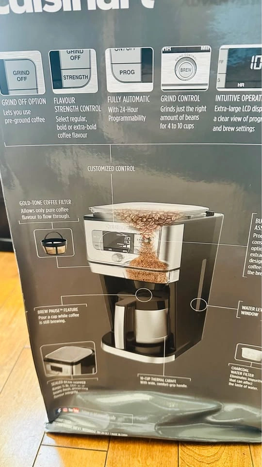 Cuisinart Fully Automatic Burr Grind & Brew 10-Cup Coffeemaker - photo 5