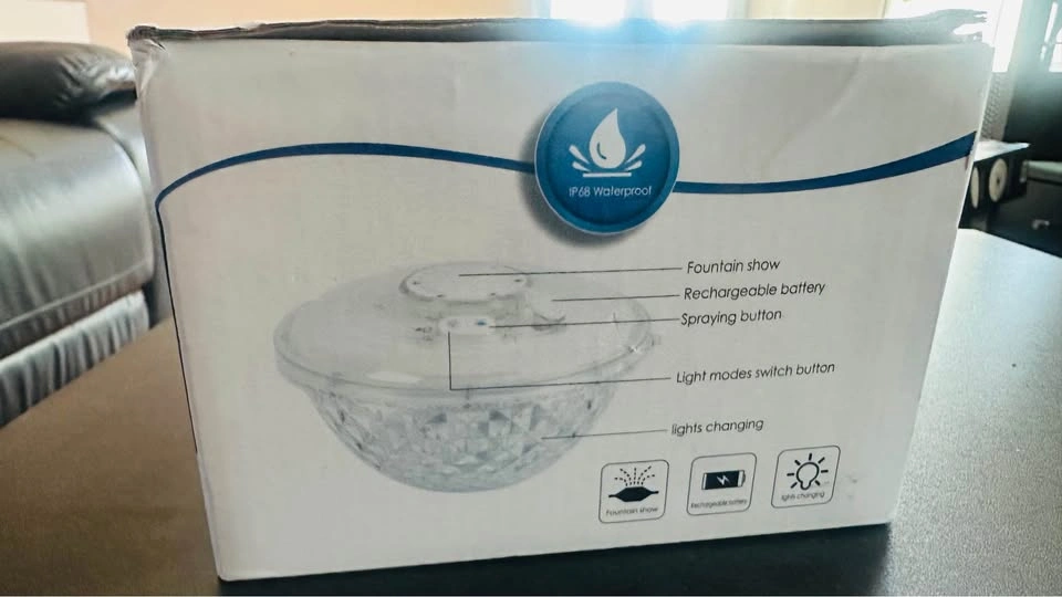 Cootway Floating Pool Fountain with Light Show (Model: CT507) - photo 2