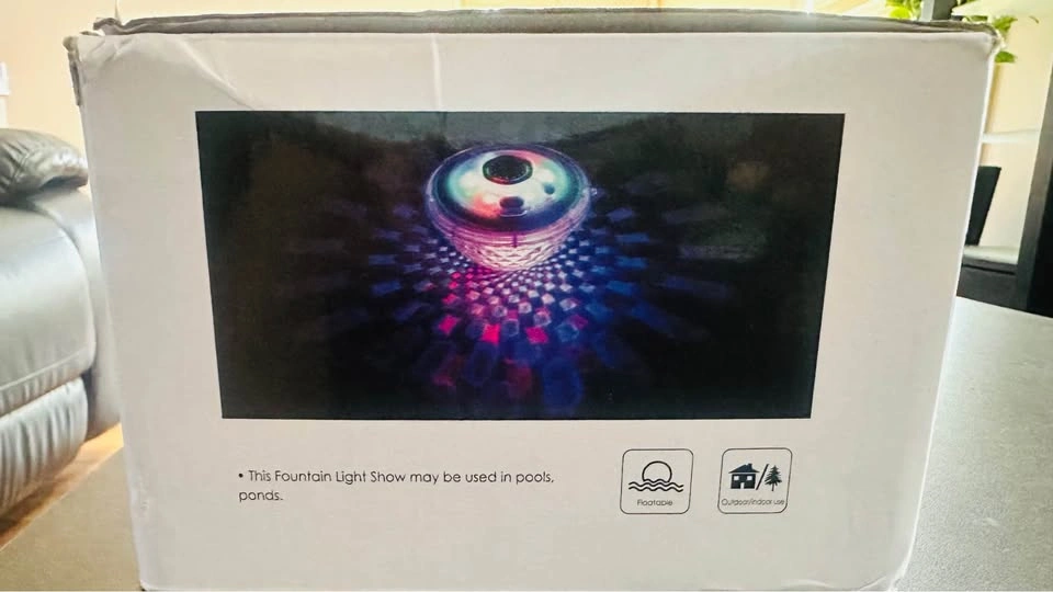 Cootway Floating Pool Fountain with Light Show (Model: CT507) - photo 4
