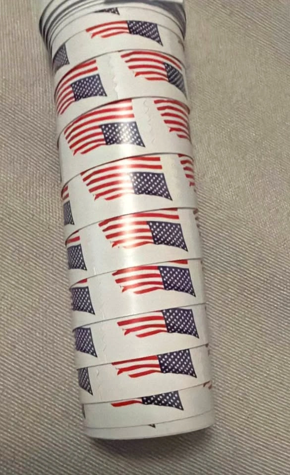 USPS Forever Stamps U.S. Flag Coil of 100